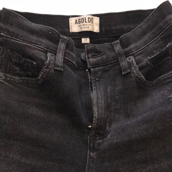 AGOLDE Sophie high rise cropped temple - Picture 3 of 6